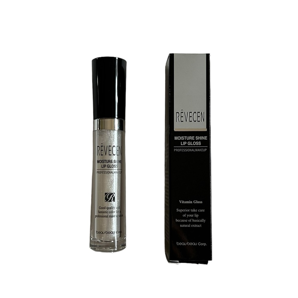 Revecen Moisture Shine Lip Gloss #01 White Shimmer K-Beauty Korea Discont’d NWT